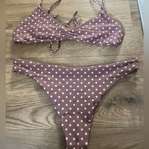 Skatie bathing suit. Matching top and bottom. Size small